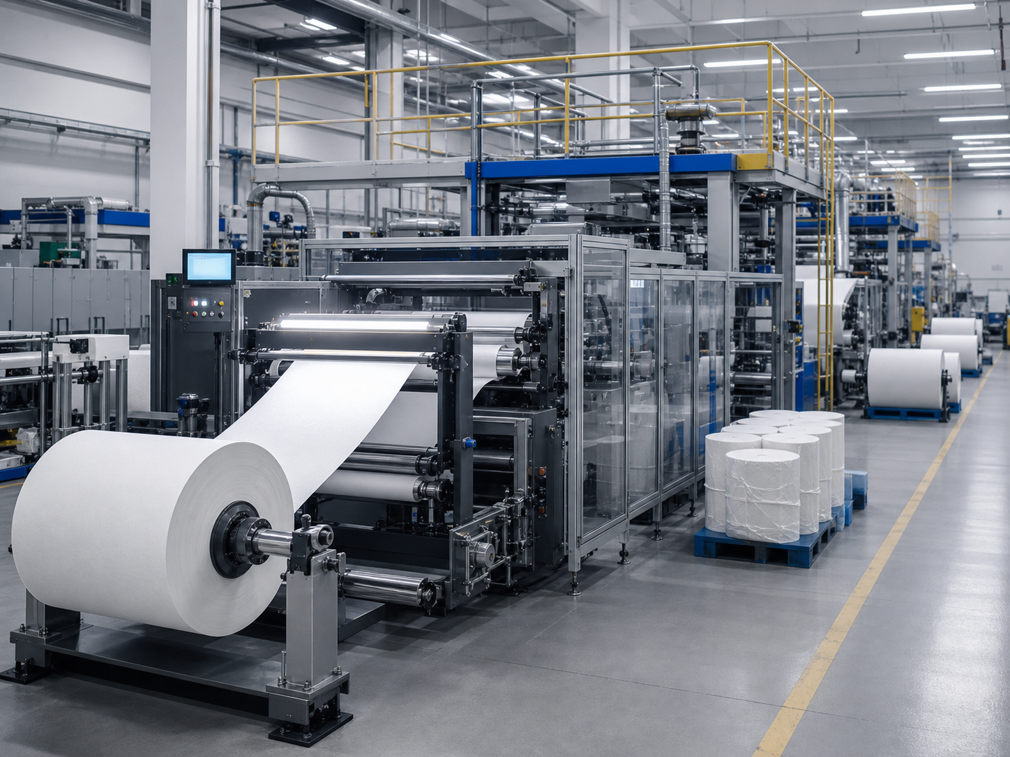 AGM separator manufacturing floor