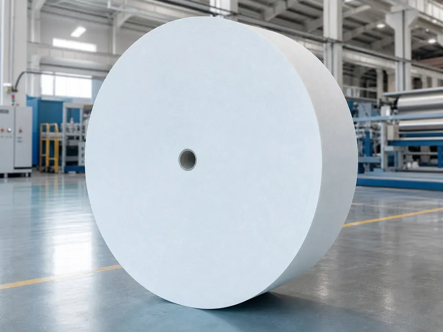 Finished separator roll